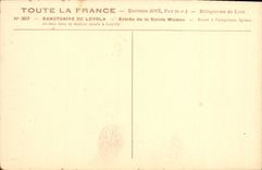 VINTAGE POSTCARD Sanctuary of Loyola Entered of Sainte the house