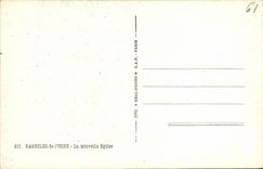 La POSTAL de la VENDIMIA Bagnoles de L adorna la nueva iglesia