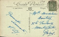 La POSTAL de la VENDIMIA Bagnoles de L adorna un callejon en el parque de L establecimiento hidropatico