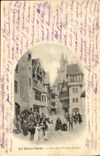VINTAGE POSTCARD the Paris Old man the Street of the Old Schools