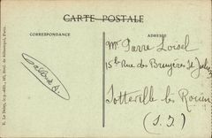 VINTAGE POSTCARD Paris Passy the Bridge of Metroplitain Subway