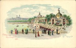 CPA Paris Exposition universelle 1900 Rive droite 