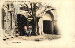 CPA Paris La Rue d Alger Exposition universelle 1900