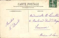 VINTAGE POSTCARD Paris Francoise Marguerite of the Sacring Heart of Montmartre Bell