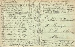 VINTAGE POSTCARD Paris Train station Sainte Lazare Court of Rome