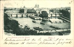 CPA Paris Vue Generale prise du Louvre