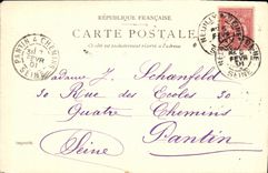 VINTAGE POSTCARD Paris Places Harmony and Madeleine