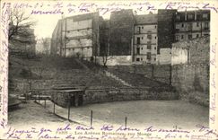 CPA Paris Les Arenes Romaines Rue Monge