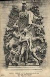 Relevaciones de Paris de la POSTAL de la VENDIMIA altas de L Arc de Triomphe paz