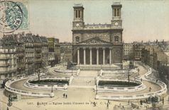 CPA Paris Eglise Saint Vineent de Paul