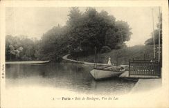 CPA Paris Bois de Boulogne Vue du Lac