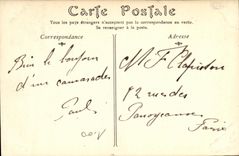 CPA Compiegne Palais La Chambre Rouge
