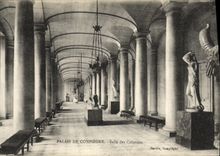 CPA Compiegne Palais De Salle des Colonnes