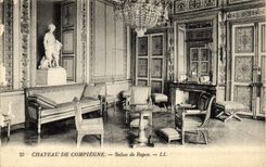 CPA Compiegne Chateau de Salon de Repos
