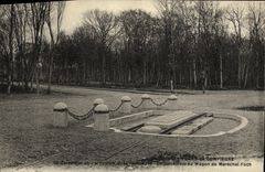 CPA Compiegne Foret de Le Moument de L Armistice Emplacement du wagon Foch