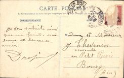 VINTAGE POSTCARD Piarrou Denis Player of Viol Folklore