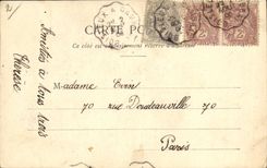 VINTAGE POSTCARD Small Nuns protection Children