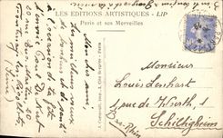 CPA Paris Panorama pris vers Notre Dame et l lle St Louis