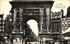 CPA Paris La Porte St Denis 