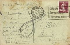 POSTAL Paris de la VENDIMIA Arc de Triomphe de L Etoile tumba del soldado desconocido