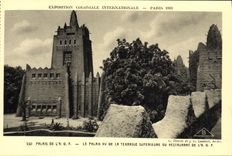 CPA Paris Le Palais Vu De La Terrasse Superieure Du Restaurant de l AOF Exposition coloniale internationale 1931