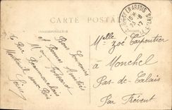 VINTAGE POSTCARD Paris Trocadero Outline