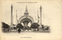 CPA Paris Exposition Universelle 1900 Porte monumentale