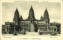 CPA Paris Exposition Coloniale Internationale 1931 Angkor Vat Facade principale