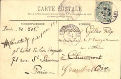 CPA Paris L Arc de Triomphe et les Champs Elysees