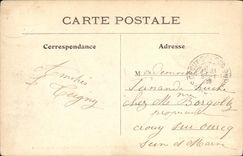 VINTAGE POSTCARD the Seine through Paris the Notre Dame Police headquarter Seen from of the small arm