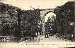 CPA Paris Parc des Buttes Chaumont Le Pont de Briques