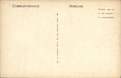 VINTAGE POSTCARD Paris Public garden Saint Pierre