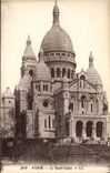 VINTAGE POSTCARD Paris the Sacring Montmartre Heart