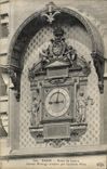 CPA Paris Palais de Justice Grosse Horloge Sculptee Par Germain Pilon 