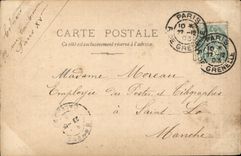 CPA Paris Statue De Washington 