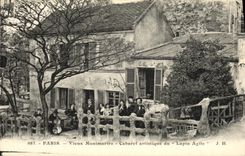 CPA Paris Vieux Montmartre Cabaret artistique du Lapin Agile