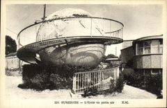 POSTAL Suresnes L escuela de la VENDIMIA en el aire abierto