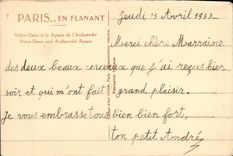 CPA Paris En Flanant Notre Dame et Le square de l Archeveche