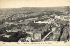 CPA Paris Vue Sur Le Sacre Coeur Prise De La Tour Eiffel 
