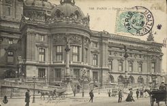 CPA Paris Opera Facade laterale
