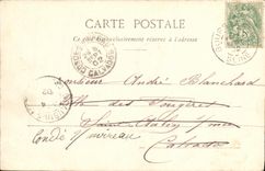La POSTAL Paris de la VENDIMIA Arc de Triomphe coloca el carrusel L del Victoire