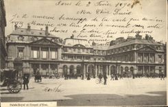VINTAGE POSTCARD Palais Royal And the Council D State Paris
