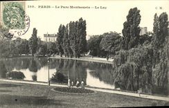 CPA Paris Le Parc Montsouris Le Lac