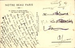 CPA Notre Beau Paris L opera Le Grand Le Grand Escalier 