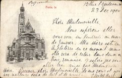 CPA Paris Eglise Ste Etienne du Mont 
