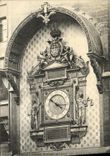 CPA Paris Grosse horloge Sculptee Par Germain 