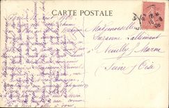 CPA Paris Grosse horloge Sculptee Par Germain 