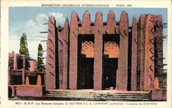 CPA Exposition Coloniale Internationale Paris 1931 AOF La mosquee indigene 
