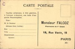 VINTAGE POSTCARD Paris Park Heap Ruins of the Gate St Jean Old town hall