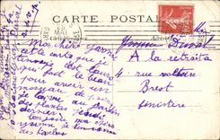 VINTAGE POSTCARD Paris Botanical garden L Martin Bear